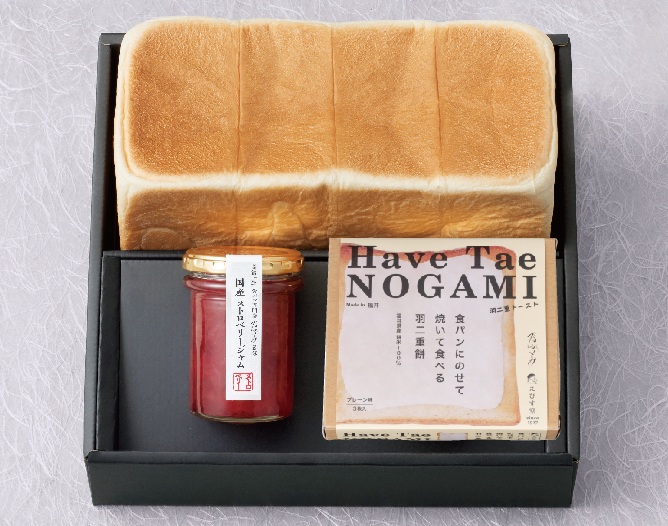 ギフトBOX大 羽二重とジャムのセット