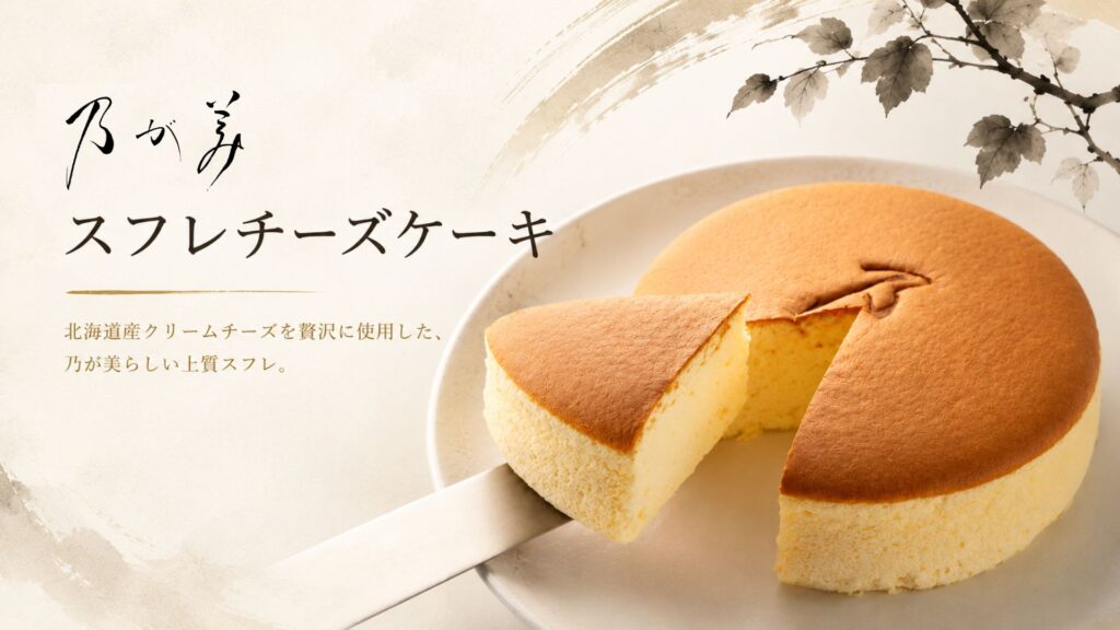 乃が美 スフレチーズケーキ